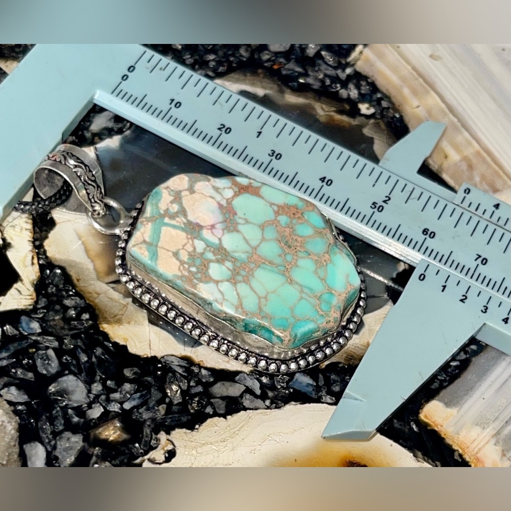 Sea Sediment Jasper Pendant 2 1/4” - Picture 12 of 14